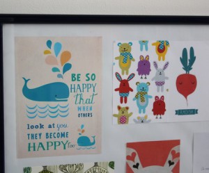 faire un cadre pour chambre bebe