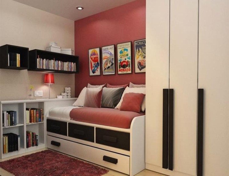 idee de rangement petite chambre