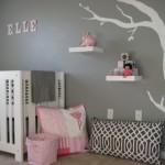 idee deco chambre fille rose et gris