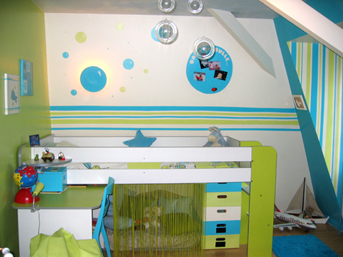 idee deco chambre garcon peinture