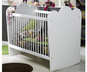 lit bebe barreaux blanc pas cher