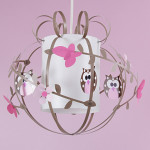 luminaire chambre bebe rose