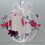 luminaire chambre bebe rose