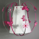 luminaire chambre bebe rose