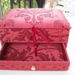 boite a bijoux tissu