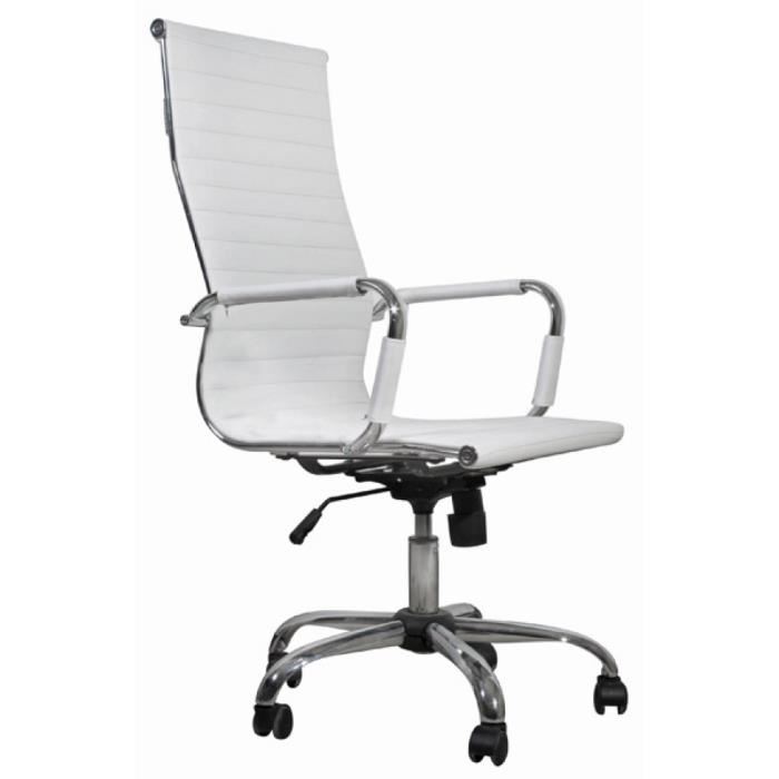 chaises de bureaux blanches