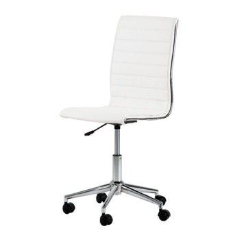 chaises de bureaux blanches