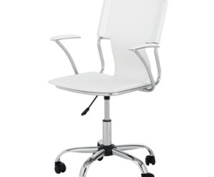 chaises de bureaux blanches