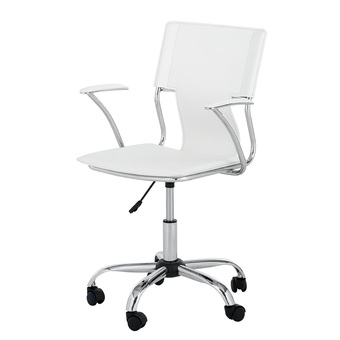chaises de bureaux blanches