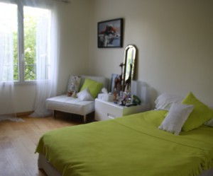 chambre deco vert