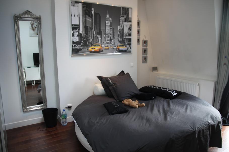 deco chambre ado gris et blanc