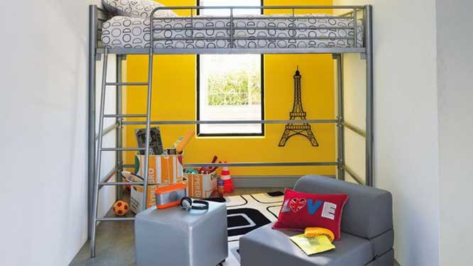 deco chambre ado jaune