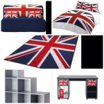 deco chambre ado union jack