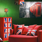 deco chambre ado union jack