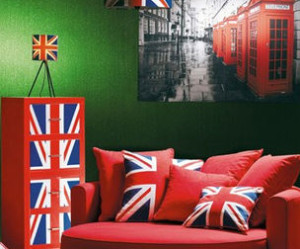 deco chambre ado union jack