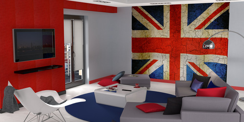 deco chambre ado union jack
