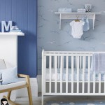deco chambre bebe bleu ciel
