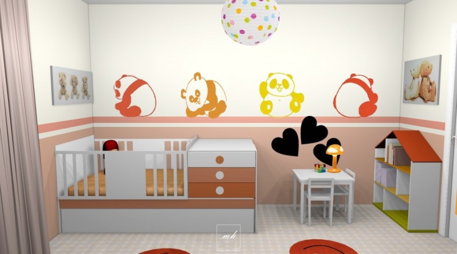 deco chambre bebe panda