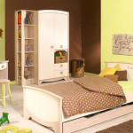 deco chambre bebe vert et chocolat