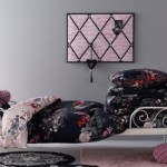 deco chambre fille rose et noir