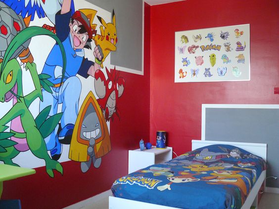 deco chambre garcon pokemon