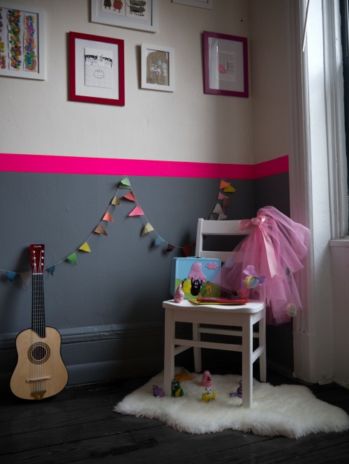 deco chambre rose et bleu