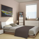 deco chambre taupe et beige
