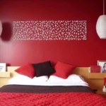 deco de chambre noir et rouge