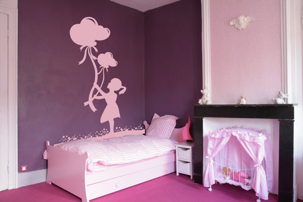 deco murale chambre bebe fille