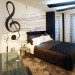decoration chambre ado musique