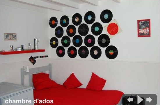decoration chambre ado theme musique