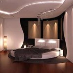decoration chambre avec lit rond