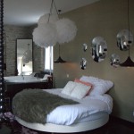 decoration chambre avec lit rond