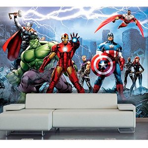 decoration chambre avengers