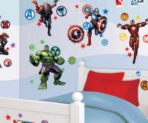 decoration chambre avengers
