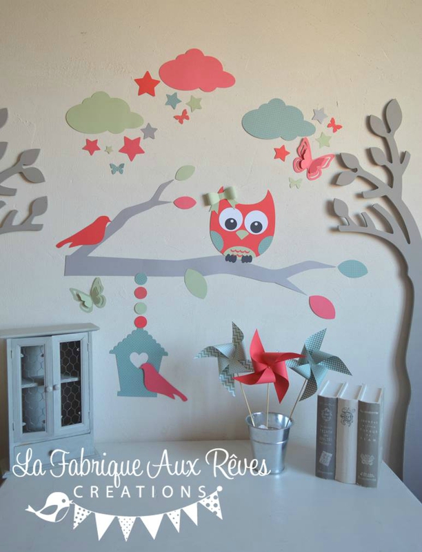 decoration chambre bebe chouette