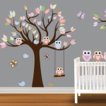 decoration chambre bebe fille hibou