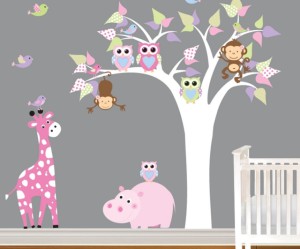 decoration chambre bebe fille hibou