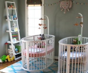 decoration chambre bebe jumeaux
