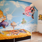 decoration chambre dragon ball z