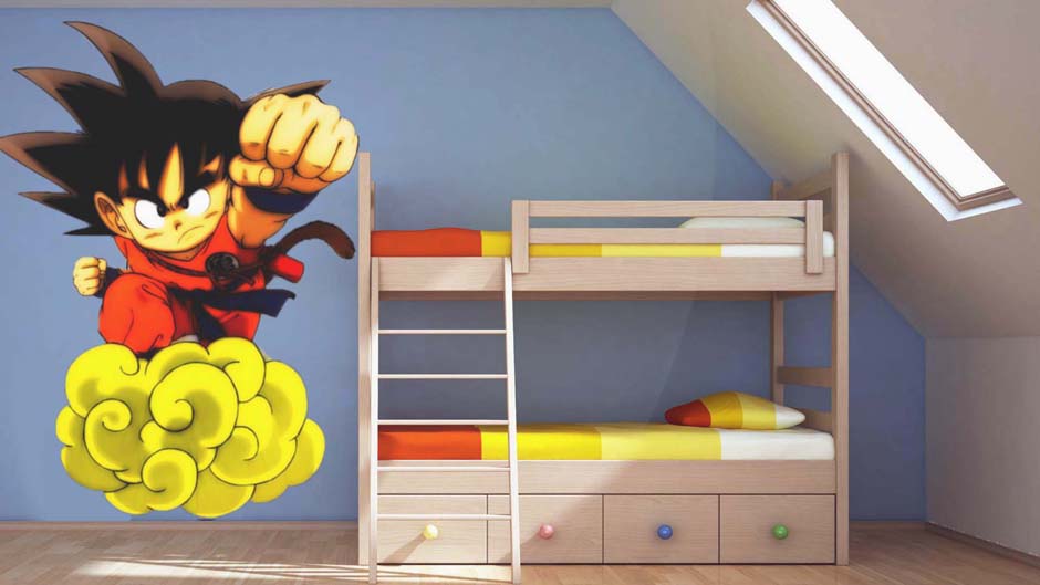 decoration chambre dragon ball z