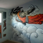 decoration chambre dragon ball z