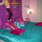 decoration chambre fille hannah montana