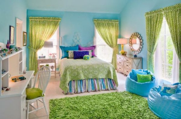 decoration chambre fille jardin