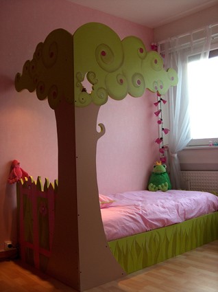 decoration chambre fille jardin