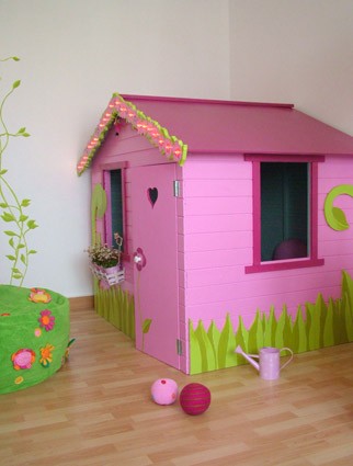 decoration chambre fille jardin