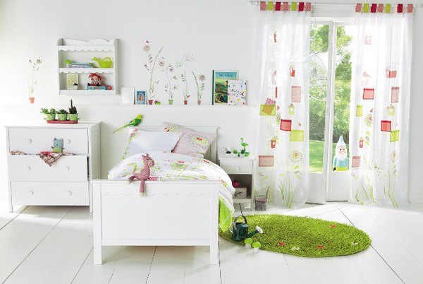 decoration chambre fille jardin