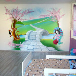 decoration chambre fille manga