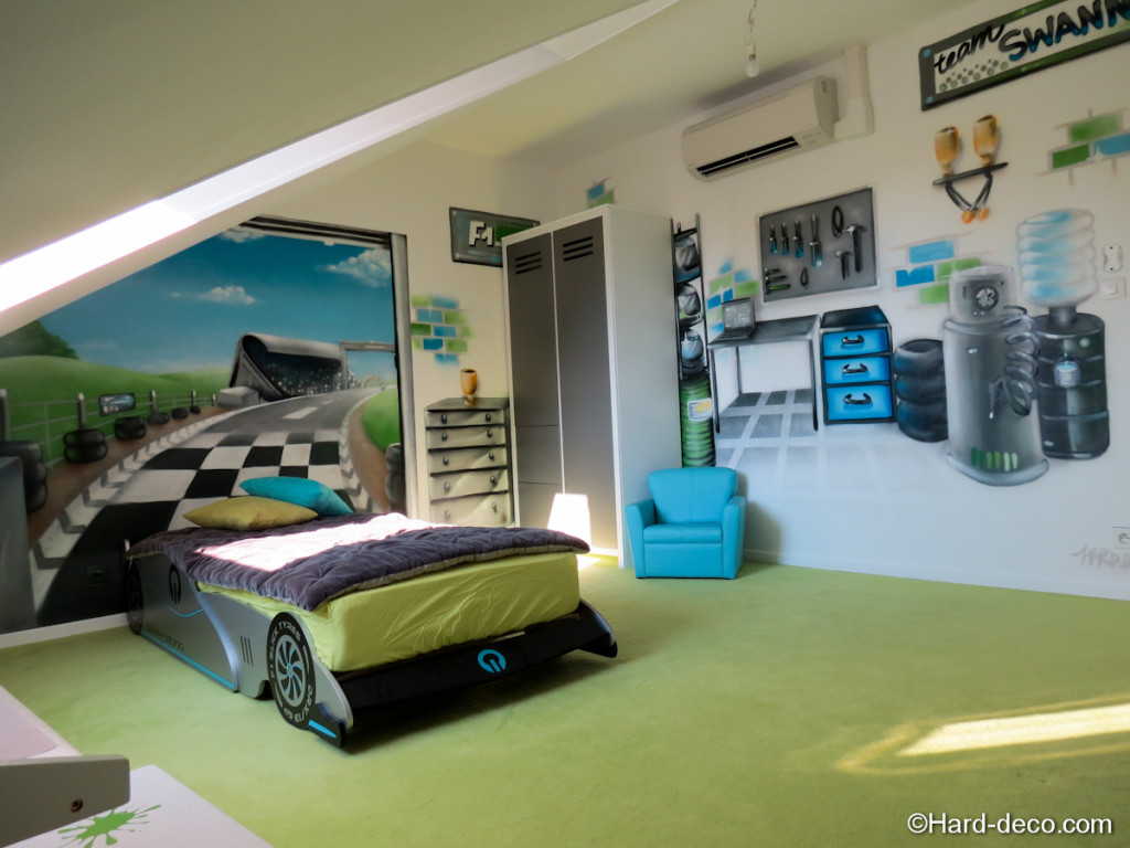 decoration chambre formule 1