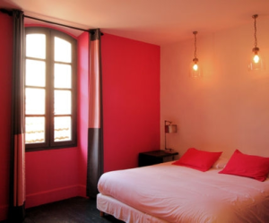 decoration chambre fushia